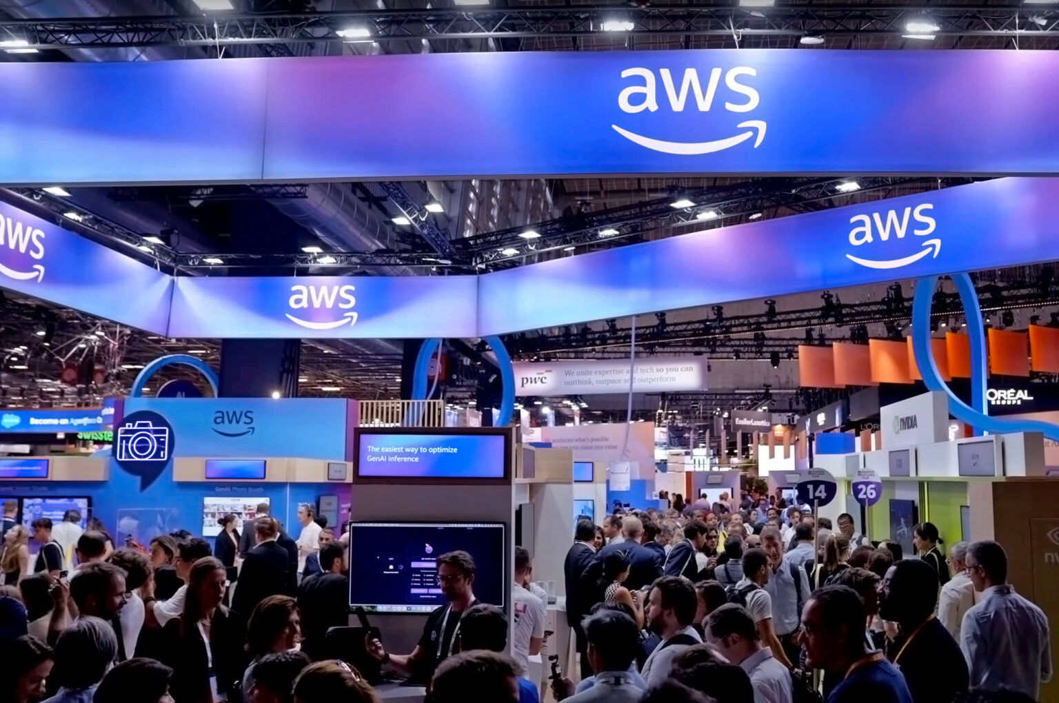 AWS Stand at VivaTech 2025, Paris