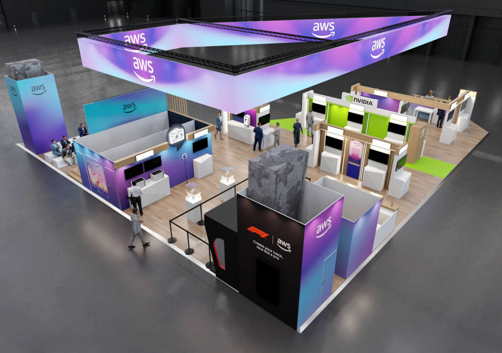 AWS VivaTech 2025 Stand Render