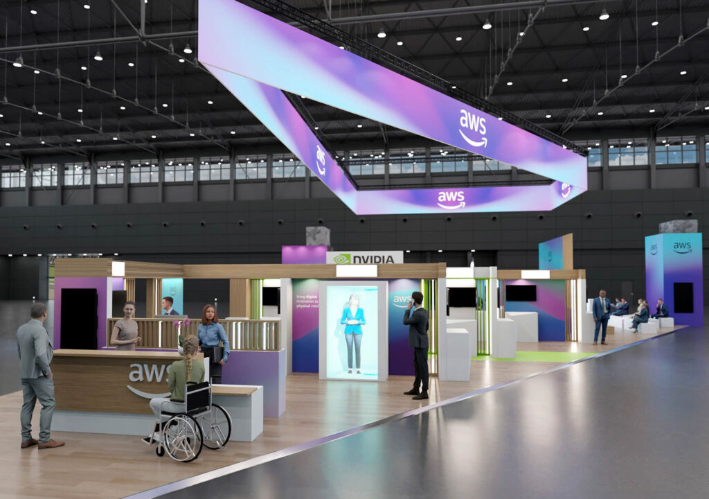 AWS VivaTech 2025 Stand Render
