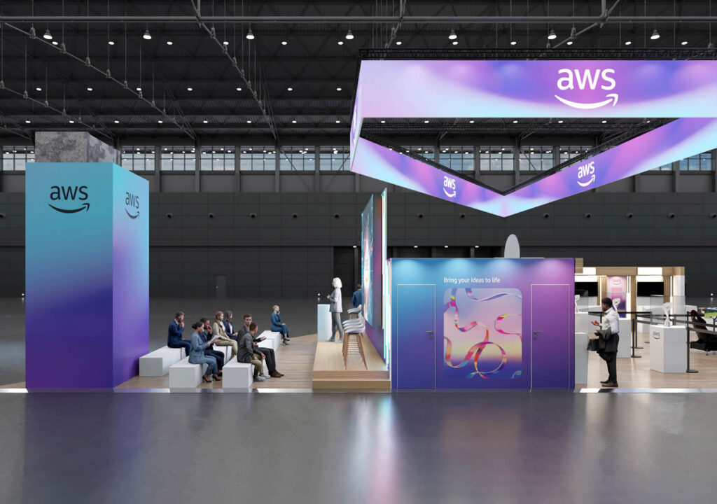 AWS VivaTech 2025 Stand Render